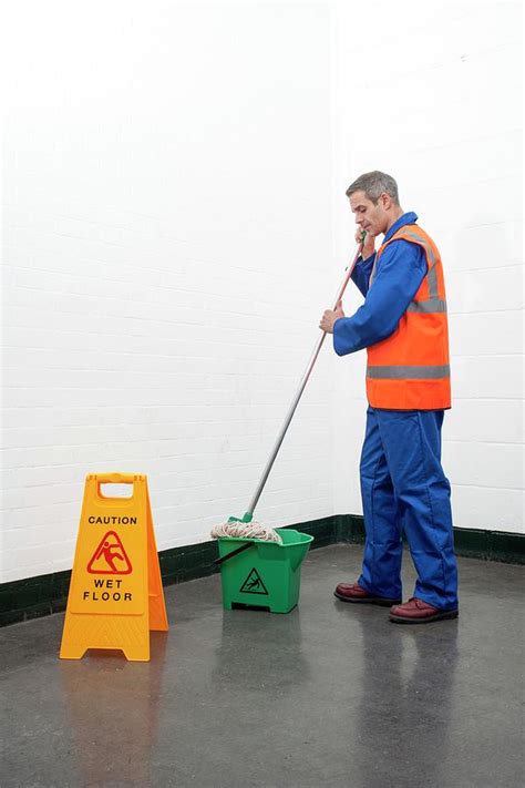 Mopping Floor Photograph by Science Photo Library | Fine Art America