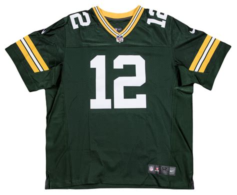 Lot Detail - Aaron Rodgers Signed Green Bay Packers Home Jersey (Steiner)