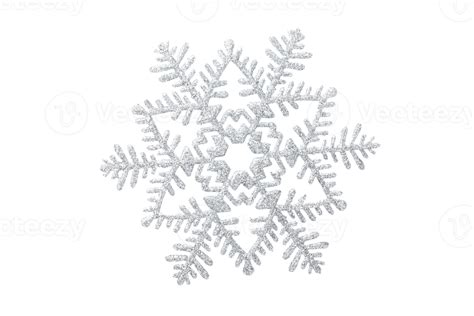 White snowflake isolated on a transparent background 21939003 PNG