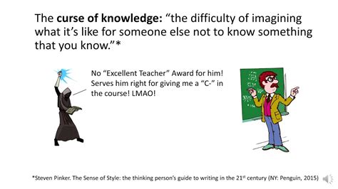 20. The Curse of Knowledge and How to Avoid It - YouTube