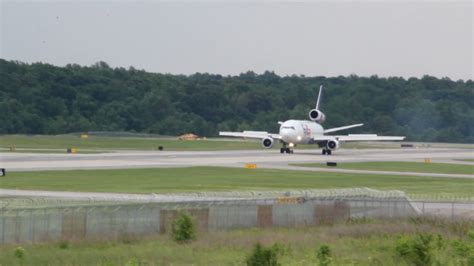 Fedex DC-10 Landing at the Charlotte Douglas International Airport (5-6-17) - YouTube