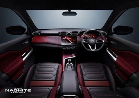 Nissan Magnite Concept Interiors Revealed, Gets 8.0-inch Touchscreen ...