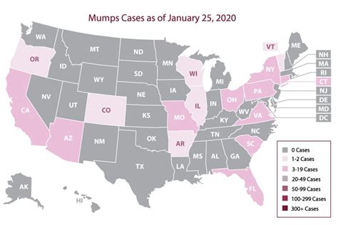 More than 700 cases of mumps in the US this year, CDC says