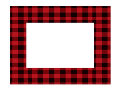 Buffalo Plaid Frame Sublimation PNG Instant Download - Etsy Canada