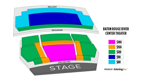 Baton Rouge River Center Seating Chart - Center Seating Chart