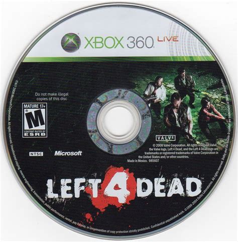 Left 4 Dead (2008) Xbox 360 box cover art - MobyGames