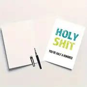 2/4 Set Of Humorous 50th Birthday Cards For Men And Women, Funny 50th ...