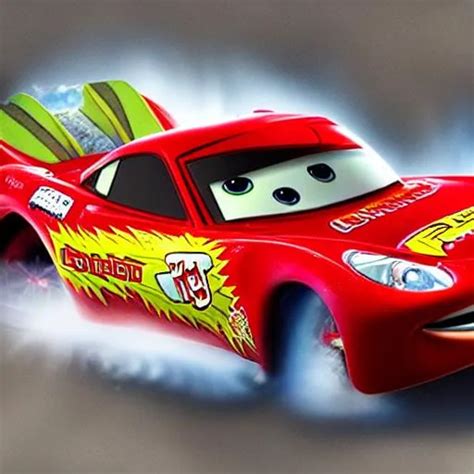 lightning Mcqueen goes really fast | OpenArt