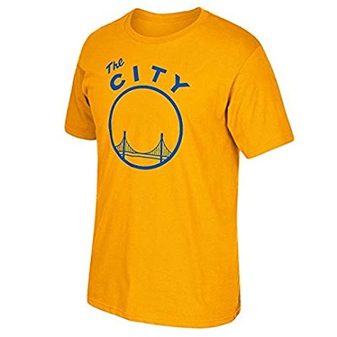 Adidas Golden State Warriors Vintage The City Logo Gold T Shirt ...