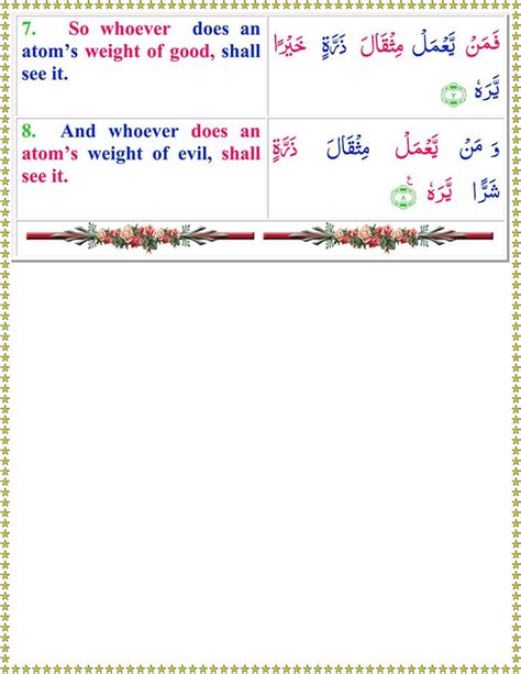 Read Surah Al-Zilzal Online with English Translation