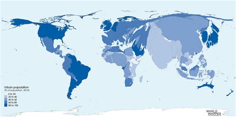 Urban Population - Worldmapper