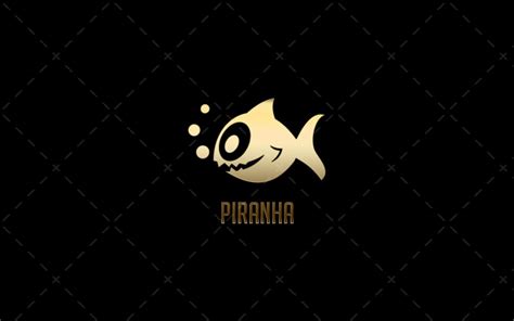 Creative Piranha Logo For Sale - Lobotz