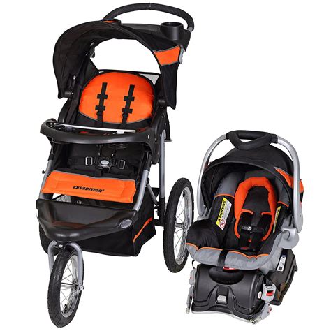 Baby Trend Expedition Jogger Stroller and Car Seat, Millennium Orange - Sacramento JnCo Deals