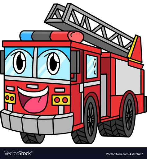 Fire Truck Clipart Cartoon Fire Engine