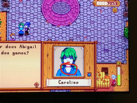 Stardew valley caroline cheating