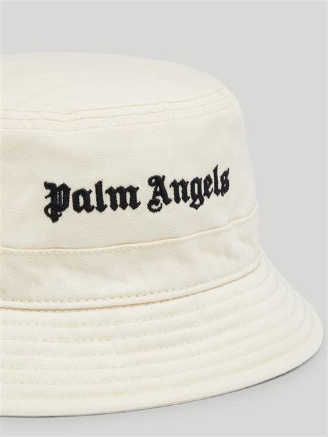 LOGO BUCKET HAT - Palm Angels® Official