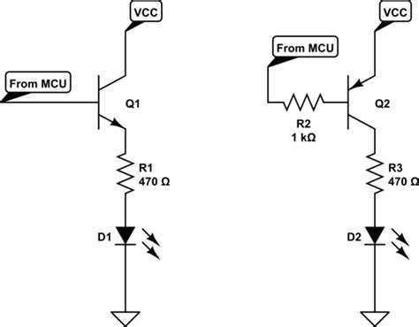 NPN or PNP transistor for common-cathode seven segment display LEDs ...