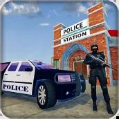 Download Police car chase games 2023 android on PC