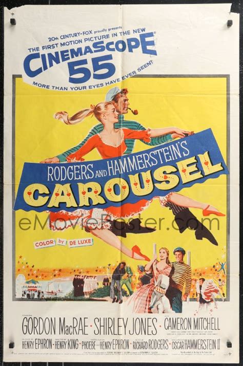eMoviePoster.com: 9t1280 CAROUSEL 1sh 1956 Shirley Jones, Gordon MacRae ...