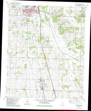 Senatobia topographic map 1:24,000 scale, Mississippi