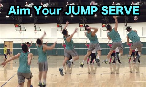 How to AIM your JUMP SERVE - How to SERVE a Volleyball Tutorial - YouTube | Coaching volleyball ...