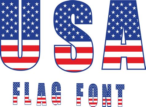 American Flag Font Svg USA FLAG Font Svg American Flag - Etsy Hong Kong