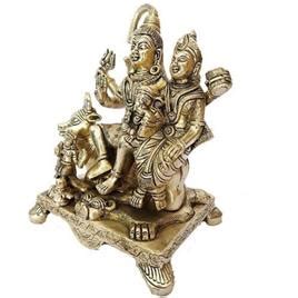 Shiva Family Statue, Finishing: Lacquer Coating at Best Price in Aligarh | A.r. Handicraft