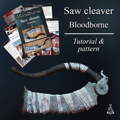 Saw cleaver tutorial and pattern - Athrana's Ko-fi Shop - Ko-fi ️ Where ...