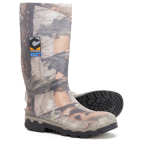 Chinook Camo Kickaxe Tall Rain Boots (For Men) - Save 50%