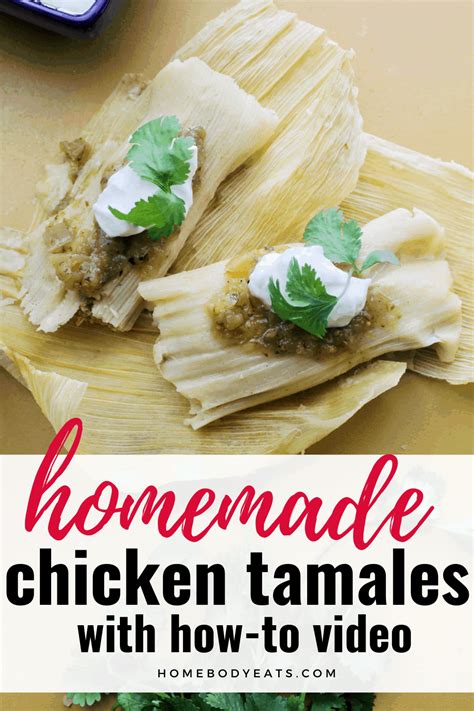 Instant Pot Chicken Tamales: Step By Step for Beginners - Homebody Eats