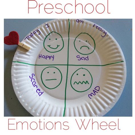 Emotion Wheel: Simple Craft to Help Preschoolers Show How They Are Feeling - Clever Housewife