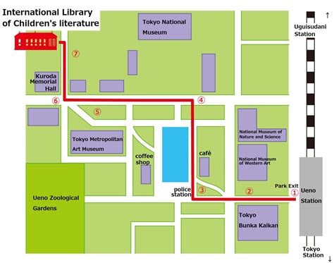 Keisei Ueno Station Map