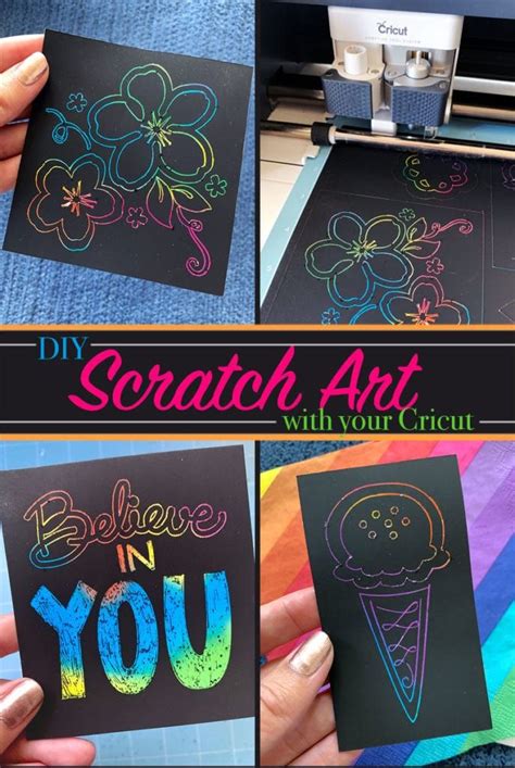 DIY Scratch Art with Your Cricut - 100 Directions | Kratzbilder ...