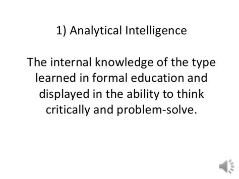 Triarchic theory of intelligence