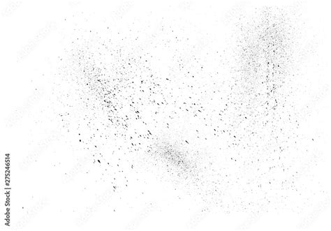 Paint splatter background. Black vector paint drops splatter. Dust ...