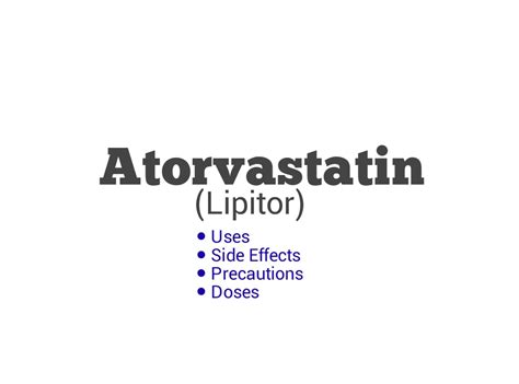 Atorvastatin: Uses, Side effects, Dosage | DrugsBank