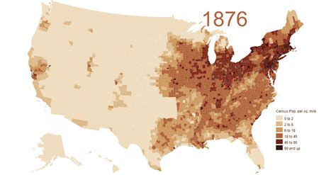 Animated Map: Visualizing 200 Years of U.S. Population Density