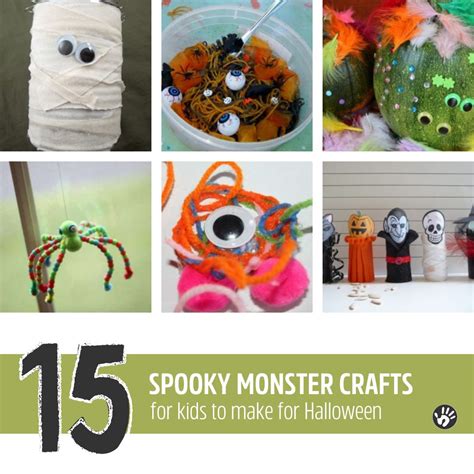 15 Spooky Halloween Monster Crafts for Kids | HOAWG