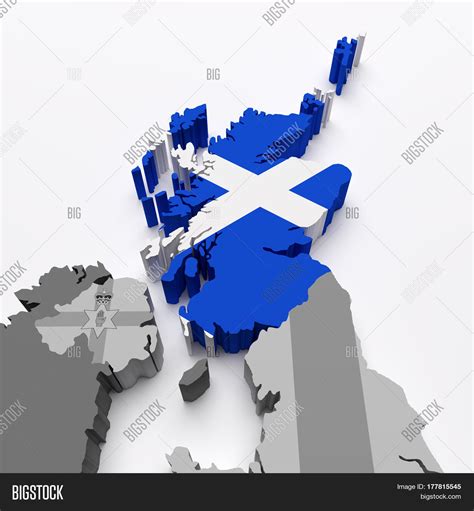 Scotland Map Flag Image & Photo (Free Trial) | Bigstock