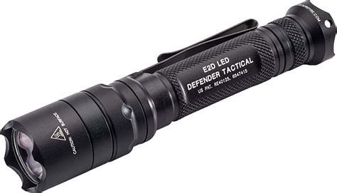 Surefire E2D tactical defender 1000 lumen flashlight with strike bezel ...