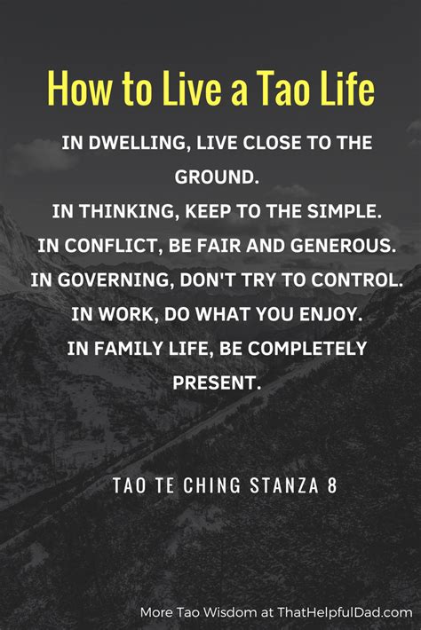 Tao Te Ching - Lao Tzu Quotes and Wisdom for Life | That Helpful Dad ...