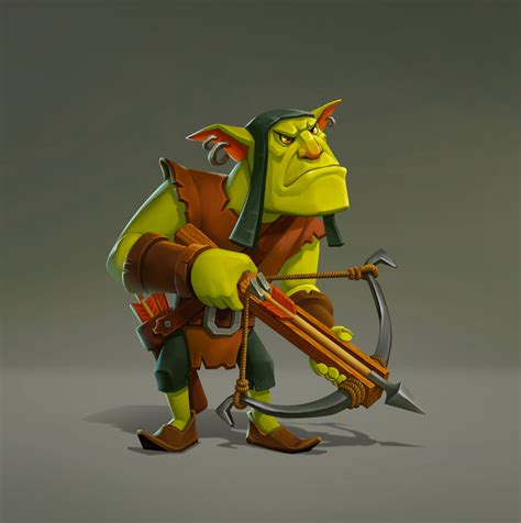 ArtStation - Goblin with crossbow