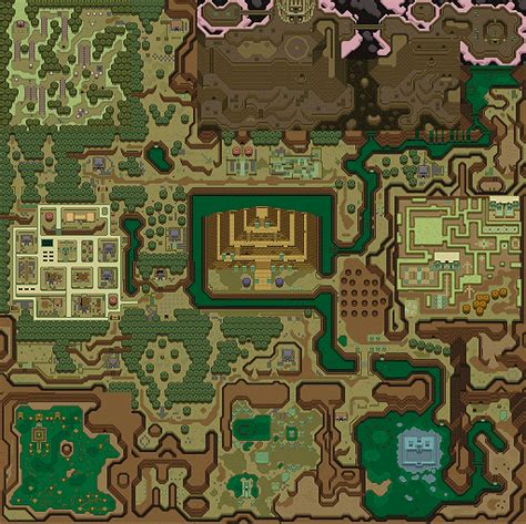 Mike's RPG Center - Zelda: A Link to the Past - Maps