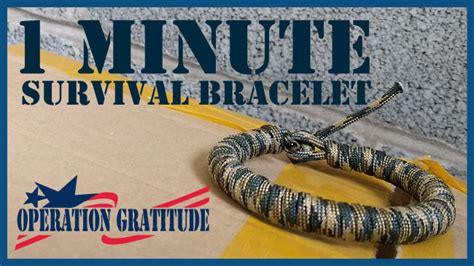 Make Paracord Bracelets for the Military with Operation Gratitude ...