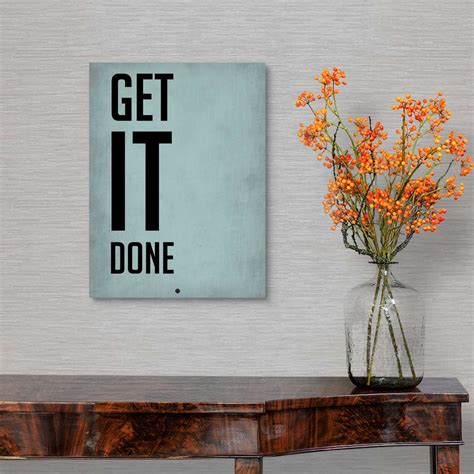 Get It Done Poster Blue Wall Art, Canvas Prints, Framed Prints, Wall Peels | Great Big Canvas