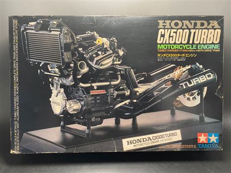 Oshika Tamiya 1/6 Honda CX500 Turbo engine Kit 1983 Unassembled | Tamiya, Honda cx500, Turbo