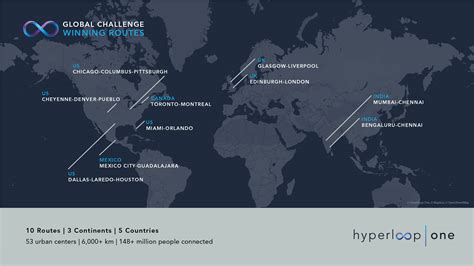 Hyperloop One reveals 10 strongest potential Hyperloop routes in the world | TechCrunch