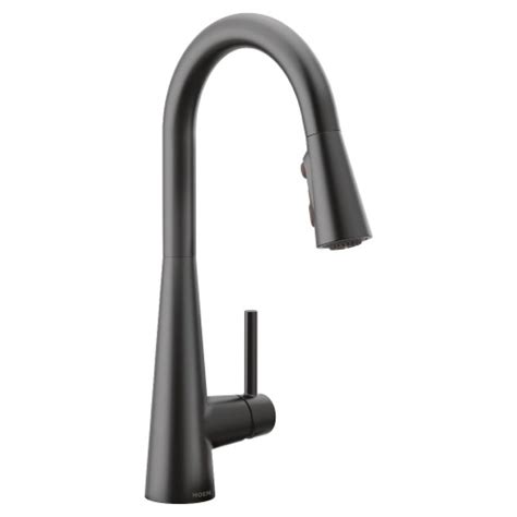 Moen Sleek Kitchen Faucet-Matte Black - 7864BL - Schillings