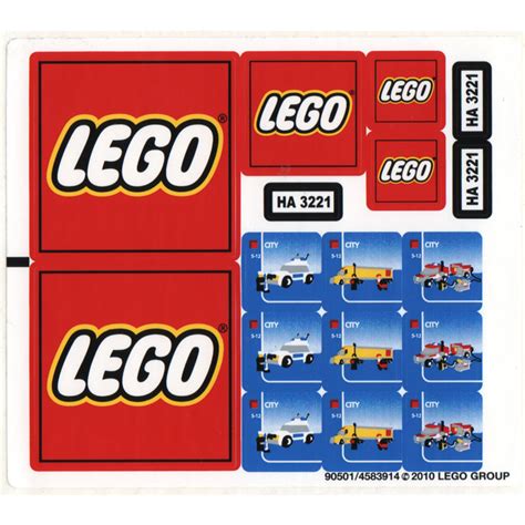 LEGO Sticker Sheet for Set 3221 (90501) | Brick Owl - LEGO Marketplace