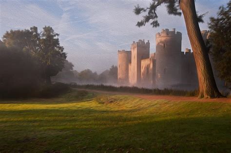 Medieval castle digital painting Photograph by Matthew Gibson - Fine ...